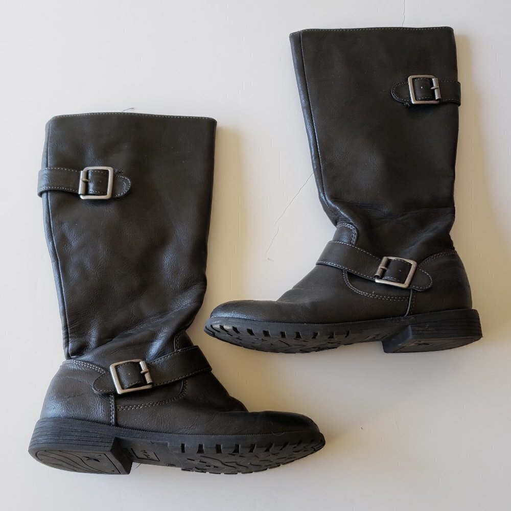 Nina Big Girl Brown Boots- Size 3